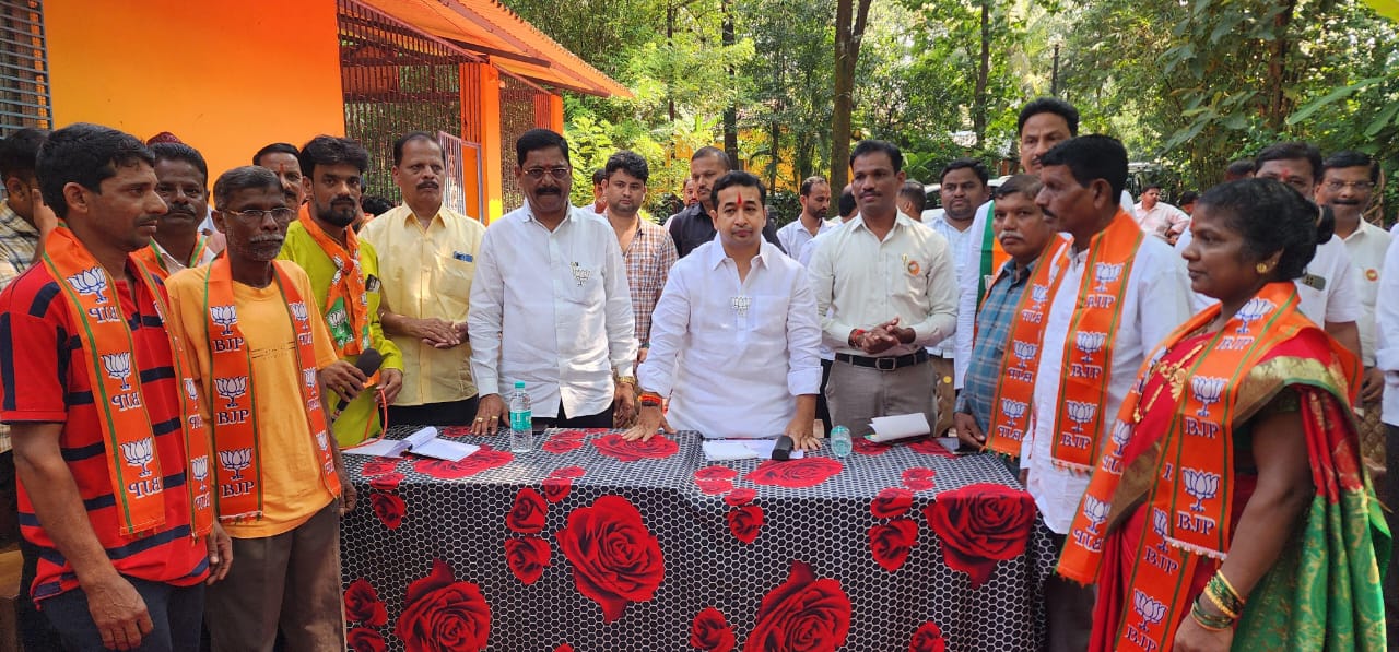 उंबर्डेत उबाठाचे शाखाप्रमुख रमेश साळवी यांचा भाजपात प्रवेश