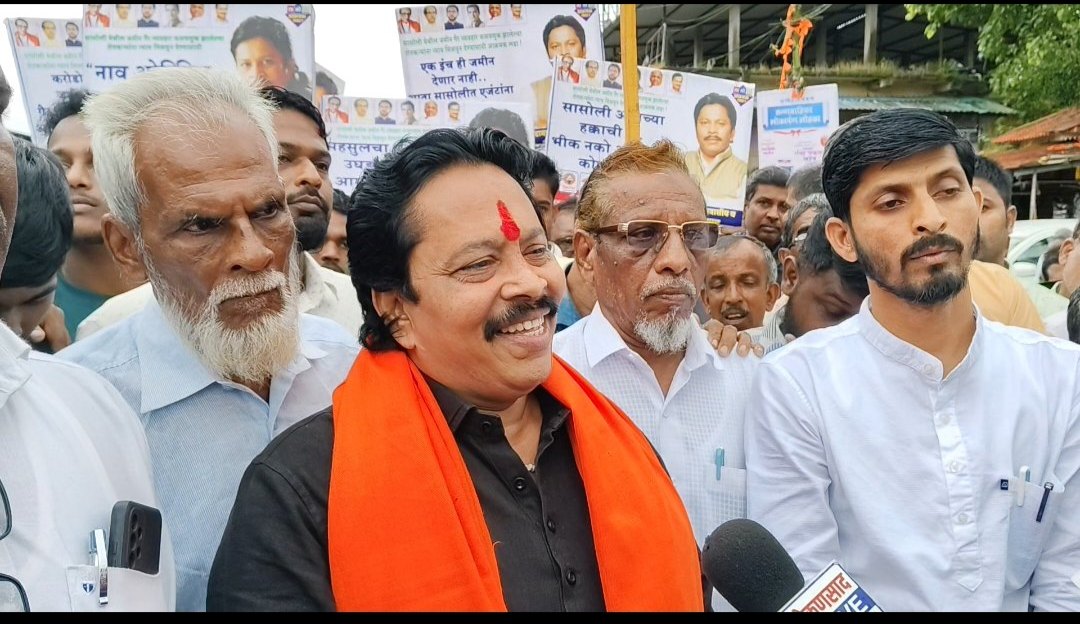 सासोली ग्रामपंचायत तसेच शासनाच्या चुकीच्या दाखल्यामुळे इको सेन्सिटिव्ह झोन मधील जमीन बिनशेती दाखवली कशी ? संदेश पारकर